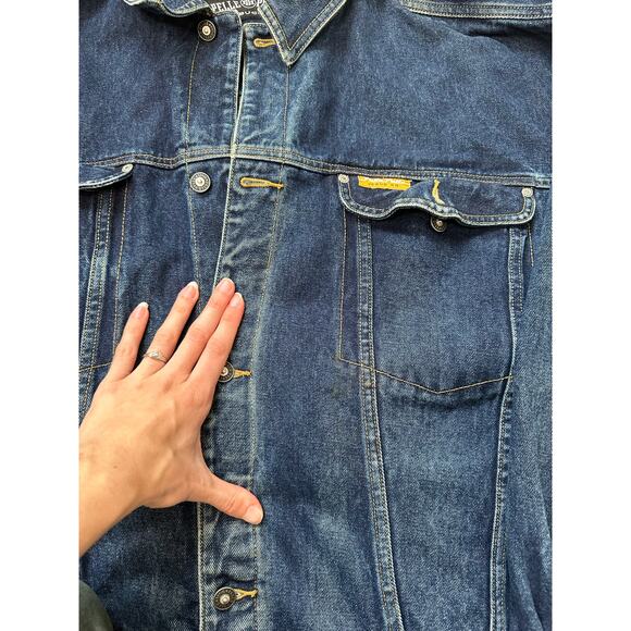 Vintage Pelle Pelle Jean Denim Distressed Jacket - Picture 6 of 9